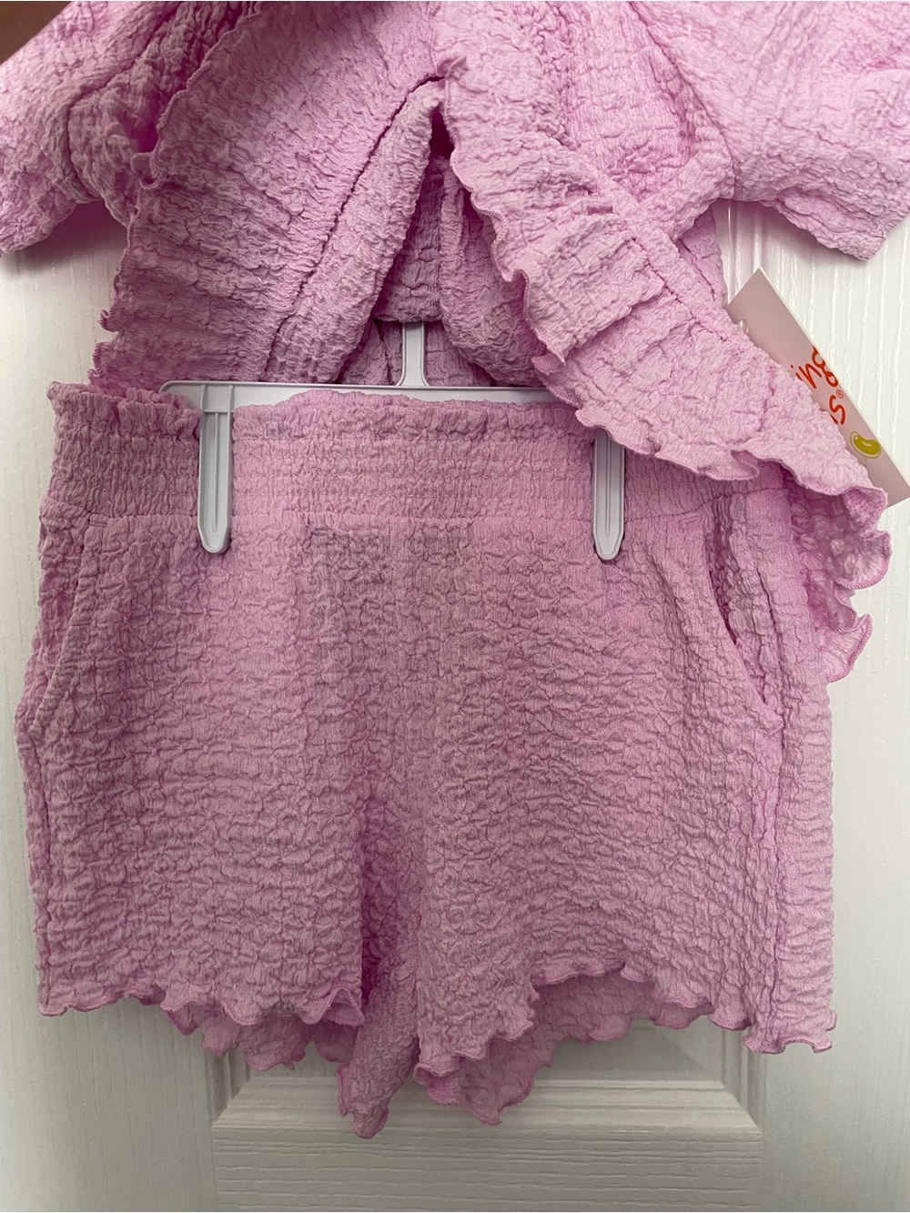 Jumping Beans Lilac Ruffle Textured 2 Piece Set - Picture 6 of 6